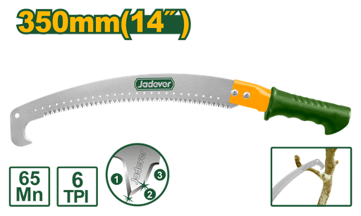 [JDHW8G14] Serrucho de poda 350mm mango bicolor Jadever