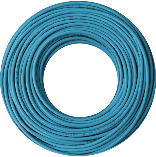 [KD20072] Cable 1x6 celeste C4 rollo 100m Kalop 
