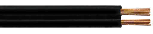 [KL24220] Cable Paralelo 2x1 negro rollo 100m Kalop 