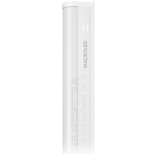 [T5-120-18W-CW] LISTON LED T5 PVC INTERCONECTABLE CON INTERRUPTOR FRIO 18W MACROLED  