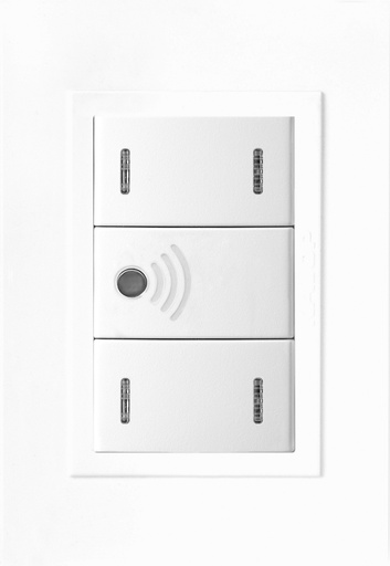 [KS40943] LLAVE ZEN BLANCO 2 PUNTO + WIFI 2 SALIDA- KALOP    