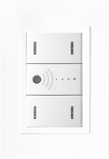 [KS40947] LLAVE ZEN BLANCO 2 PUNTO WIFI 2 SALIDA DIMMER - KALOP      